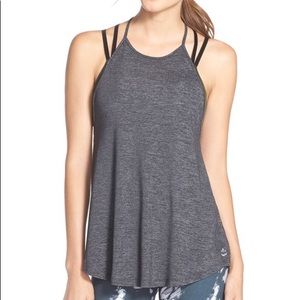 Beyond Yoga Mesh Back T Strap Tank